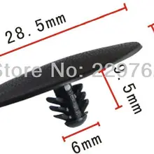 100 шт в наборе, фиксатор изоляции капота для Infiniti 65846-40F00 J30m M30& Q45 1989-на автоматическое пластиковое крепление автомобильные клипсы