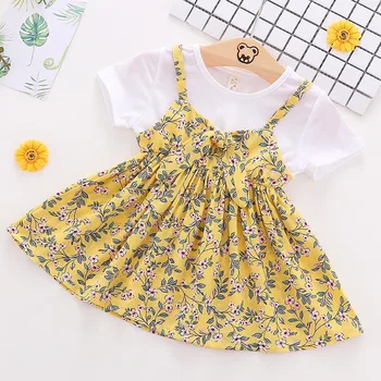

Halilo 2019 Girls Dress Baby Girl Clothes Floral Kids Summer Dresses For Girls Infant Clothing Princess Cute Baby Girl Dresses