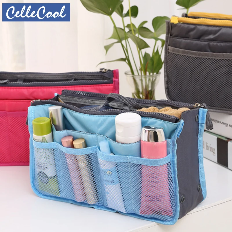 

New Women's Fashion Bag in Bags Portable Cosmetic Storage Organizer Makeup Casual Travel Handbag Toiletry Travel Kits Bag