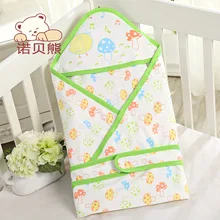 NUOBEIXIONG/Новинка г. 0-12 хлопок, 4 сезона, зеленый и оранжевый мультфильм, 90*90 см, детское теплое одеяло для детей