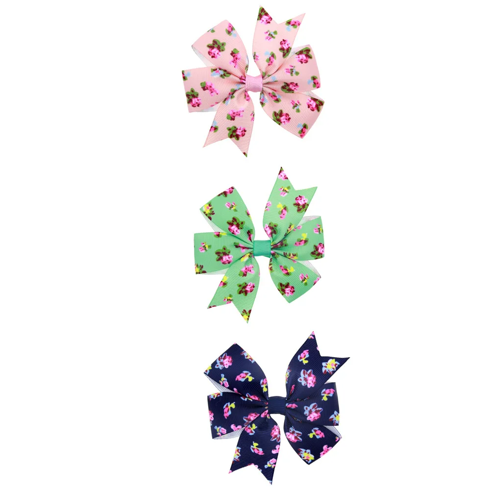 

1 Piece MAYA STEPAN Fashion Children Girls Printing Bow Tie Hairpins Hair Clips Baby Newborn Headwear Headwrap Barrettes