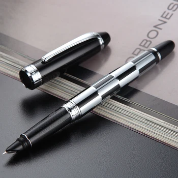 

Hero Metal Luxury Fountain Pen Gift Fashion Business Black-Grey Office Student Writing Ink Pen Iraurita Extra Fine 0.38mm Pen