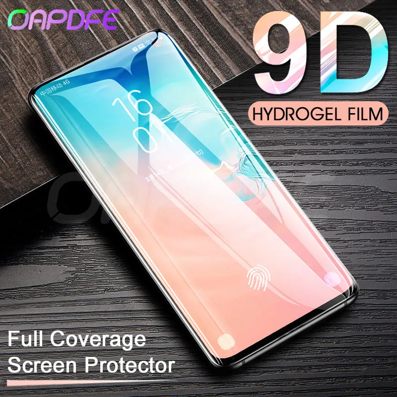 

9D Full Protective Hydrogel Film For Samsung Galaxy S10E S10 S8 S9 Plus S7 Edge Note 8 9 Full Cover Screen Protector Film Case