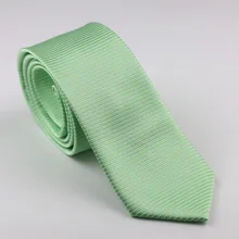 Мужские галстуки для костюма дизайн зеленый с белым горизонтальный полосатый шейный платок, тонкий галстук 7 см платье рубашки Свадьба Cravat Gravatas