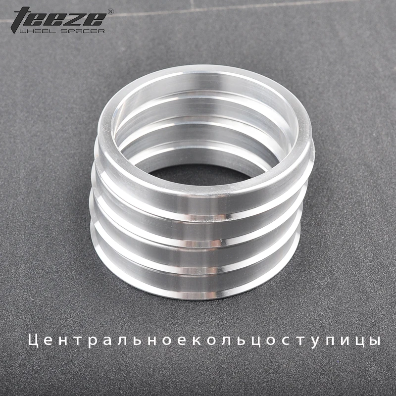 Anillo del cubo de la rueda 4 шт./компл. Алюминиевые кольца ступицы колеса от 74 1 до 72 6
