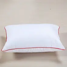 

BEYOND CLOUD 48*74cm Sleeping Pillow 100% Polyester Fiber Filler Neck Health 100% Cotton Shell Antibacterial Bedding Pillows 015