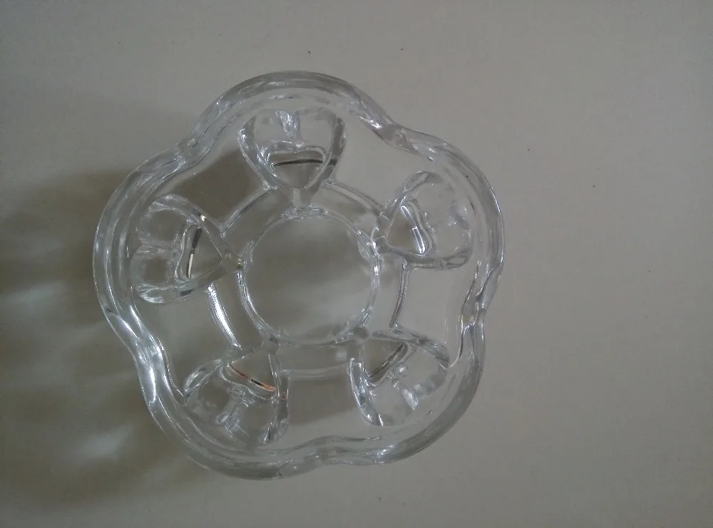1PC New Glass Heart Shape Warmer, Glass Teapot Heat Base Trivets Tea