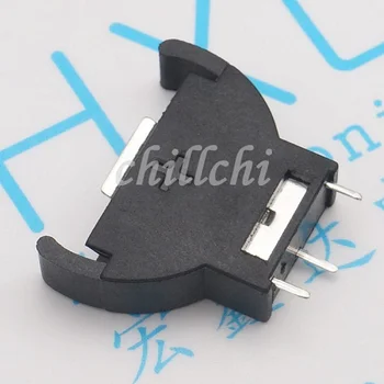 

Bulk sale 2032 vertical cell seat CR2032 battery seat seat CR2032 button cell battery box vertical line