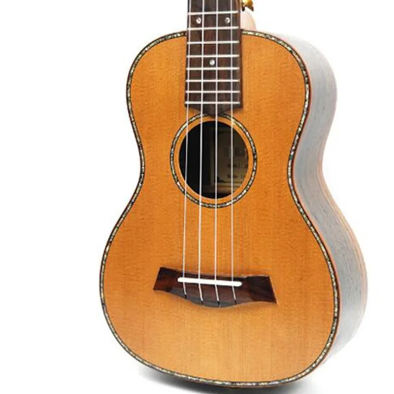 Afanti музыка 26 дюймов твердый красный кедр Топ Гавайские гитары|cedar| |