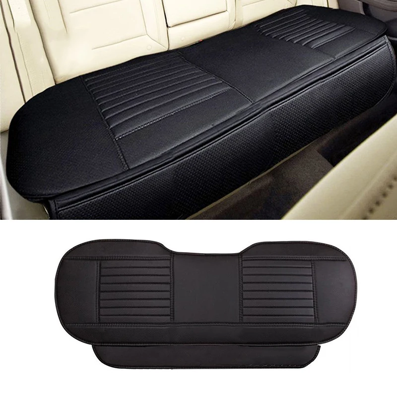 

Universal Car Rear Seat Cushion Covers Breathable Bamboo Charcoal Leather Pad
