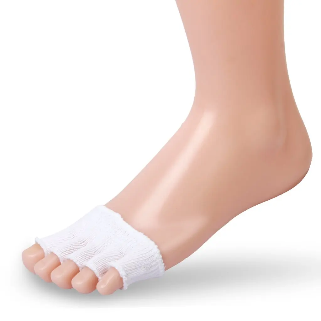 Buy Hot 1 Pair Open Toed 5 Toe Forefoot Socks Ball of