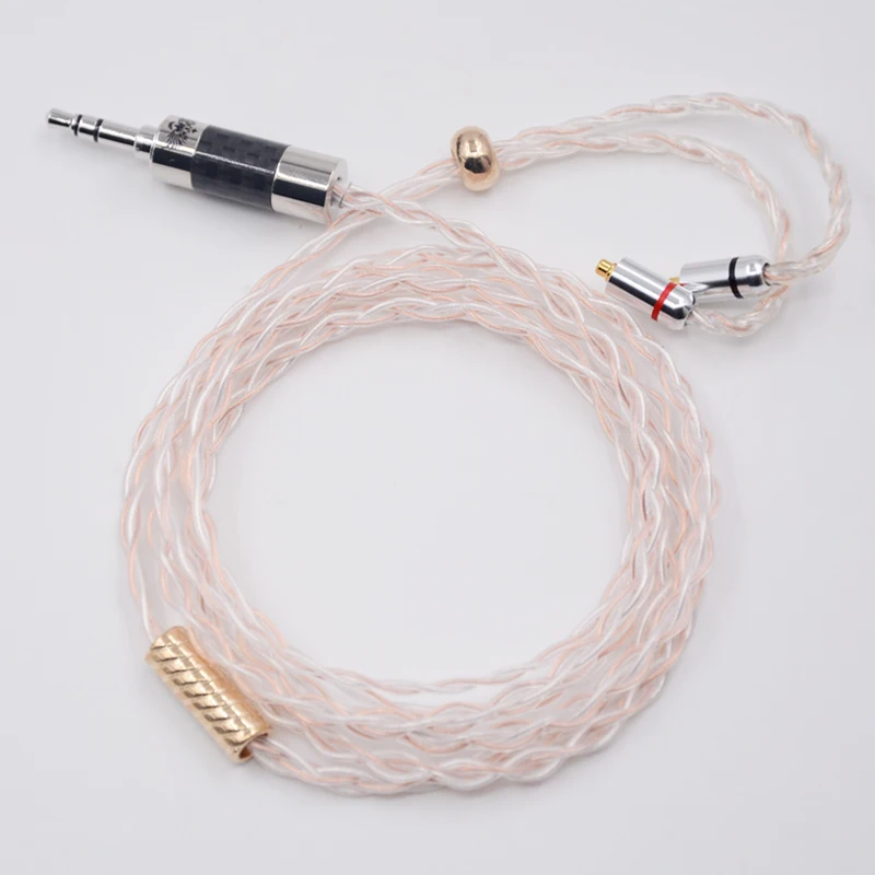 

Top Quality 3.5mm Silver With Copper Mixed Earphone Upgrade Cable MMCX Cable For Shure SE535 SE846 UE900 DZ7 LZ A4
