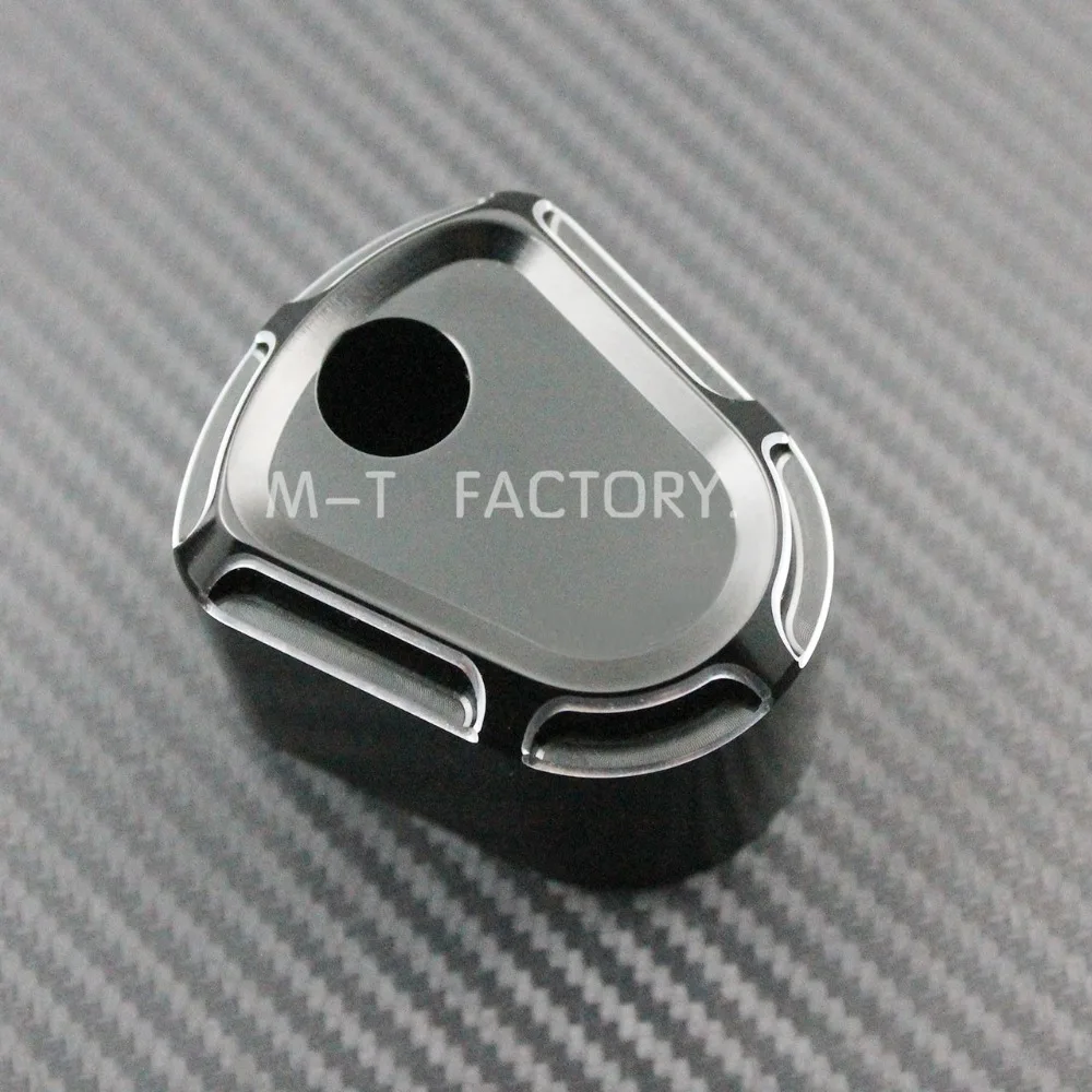 Motorcycle CNC Fuel Tank Door Dash Track Insert Ignition Cap For Harley Touring FLHX FLTRX 2008-2013