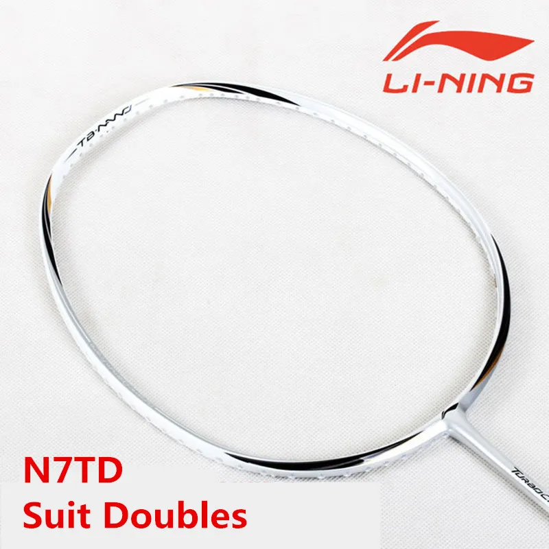 

Suit Doubles Lining Badminton Rackets N7-TD TB-nano LiNing Badminton Offensive Defensive LiNing Racquet With Overgrip L241OLB