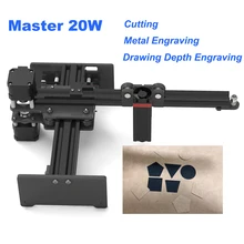 NEJE MASTER 20W Laser Engraving Machine DIY Mini CNC Cutting Wood Router Desktop Engraver for Metal/Wood/Plastics