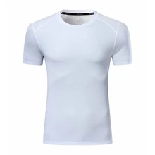 Мужская одноцветная футболка для бега Бодибилдинг Фитнес Спортивная Футболка мужская мышечная дышащая тренировочная футболка для тренажерного зала и бега