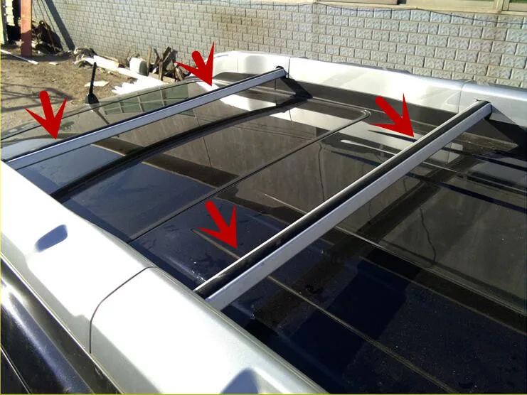 Car Aluminum Roof Rack Rail baggage luggage Cross Bar For Nissan X