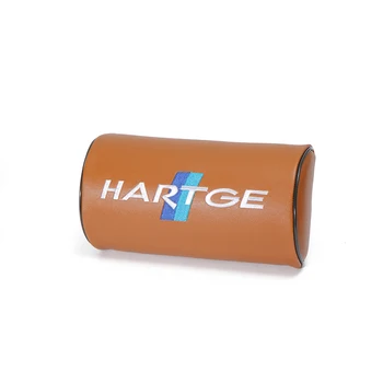 

2Pcs High quality Leather style soft Neck Pillow car styling Car seat headres for HARTGE emblem BMW Seat Accessories