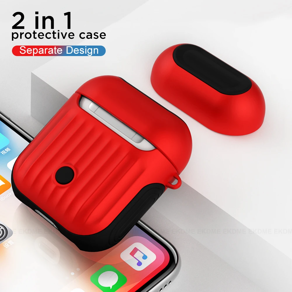 Мягкий силиконовый чехол Antirr для Apple Airpods противоударный AirPods чехлы наушников