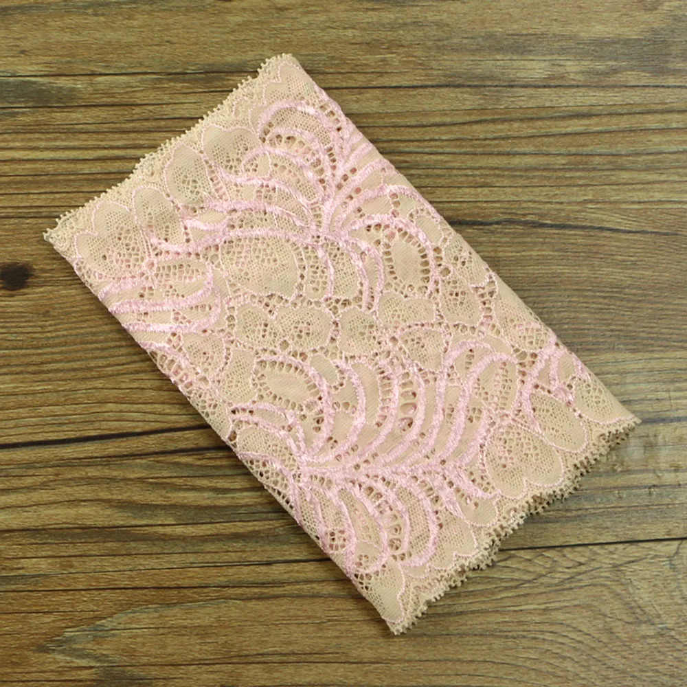 

2 yards width 16.5cm beautiful with mesh edge embroidered mesh lace DIY garment accessories