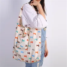 Складная многоразовая Удобная хозяйственная сумка, полосатая Сумка-тоут, сумка для хранения, сумка для хранения дома, сумка для организации, случайный цвет