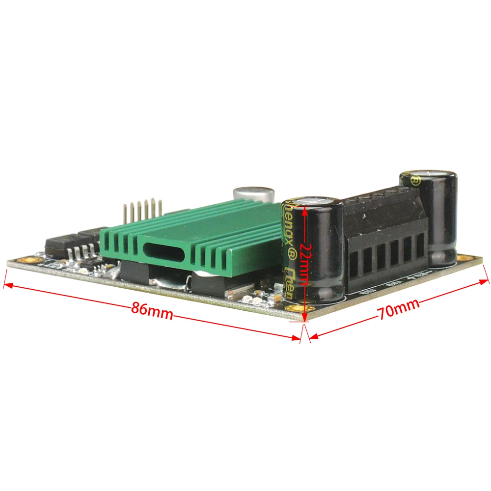 12V~ 48V 100A DC мотор привода, зарядная Модульная плата высокая частота h-мост двухканальный двигатель модуль привода