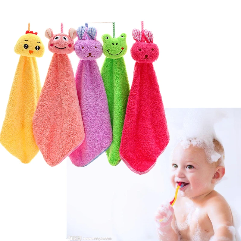 

Baby Kids Soft Bath Washing Handkerchief Towels Coral velvet Washcloth Wipe Hand Face Cloth Soft Comfortable Kid Toddler zl654