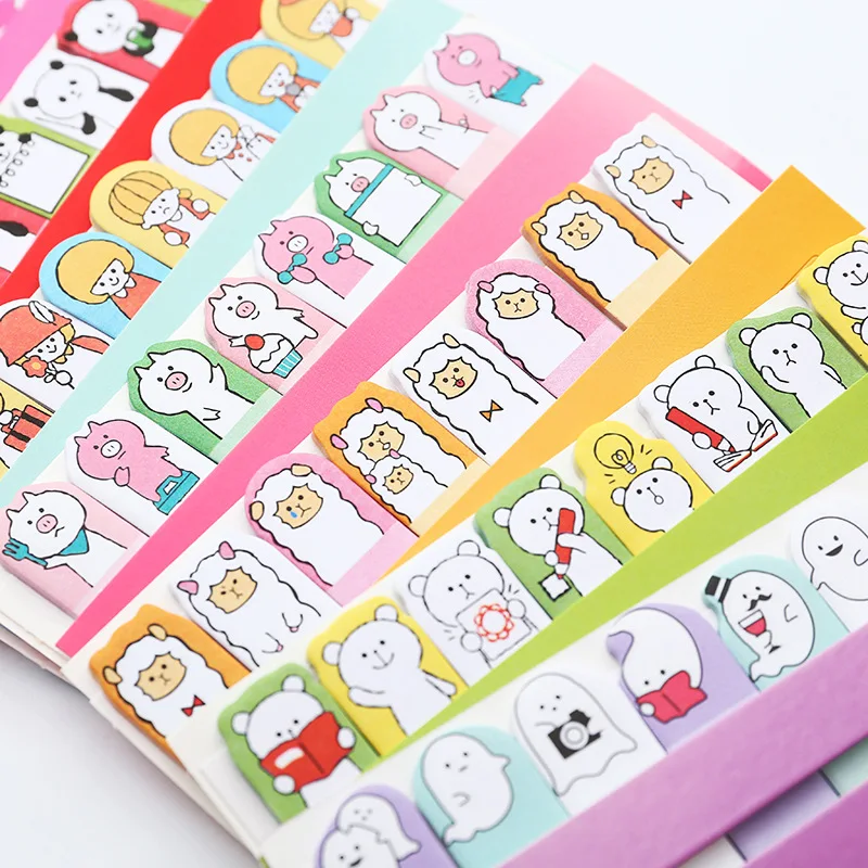 

On Sale Office Writing Cute Post Sticker Post It Bookmark Memo Marker Point Flags Sticky Notes label Decoration