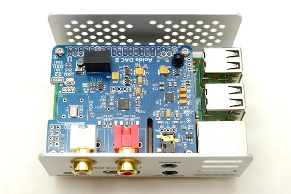 Алюминиевый Чехол для UGEEK AOIDE DAC II для работы с Raspberry Pi 3 Model B/2B | Сделай Сам свой HiFi плеер с Raspberry Pi! | DACii