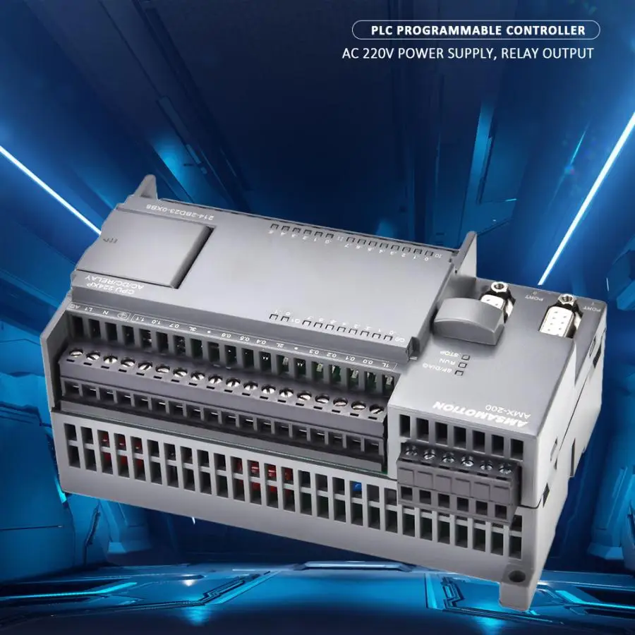 PLC программируемый контроллер 220V PLC S7-200 CPU224XP релейный выход программируемый логический контроллер регулятор скорости двигателя
