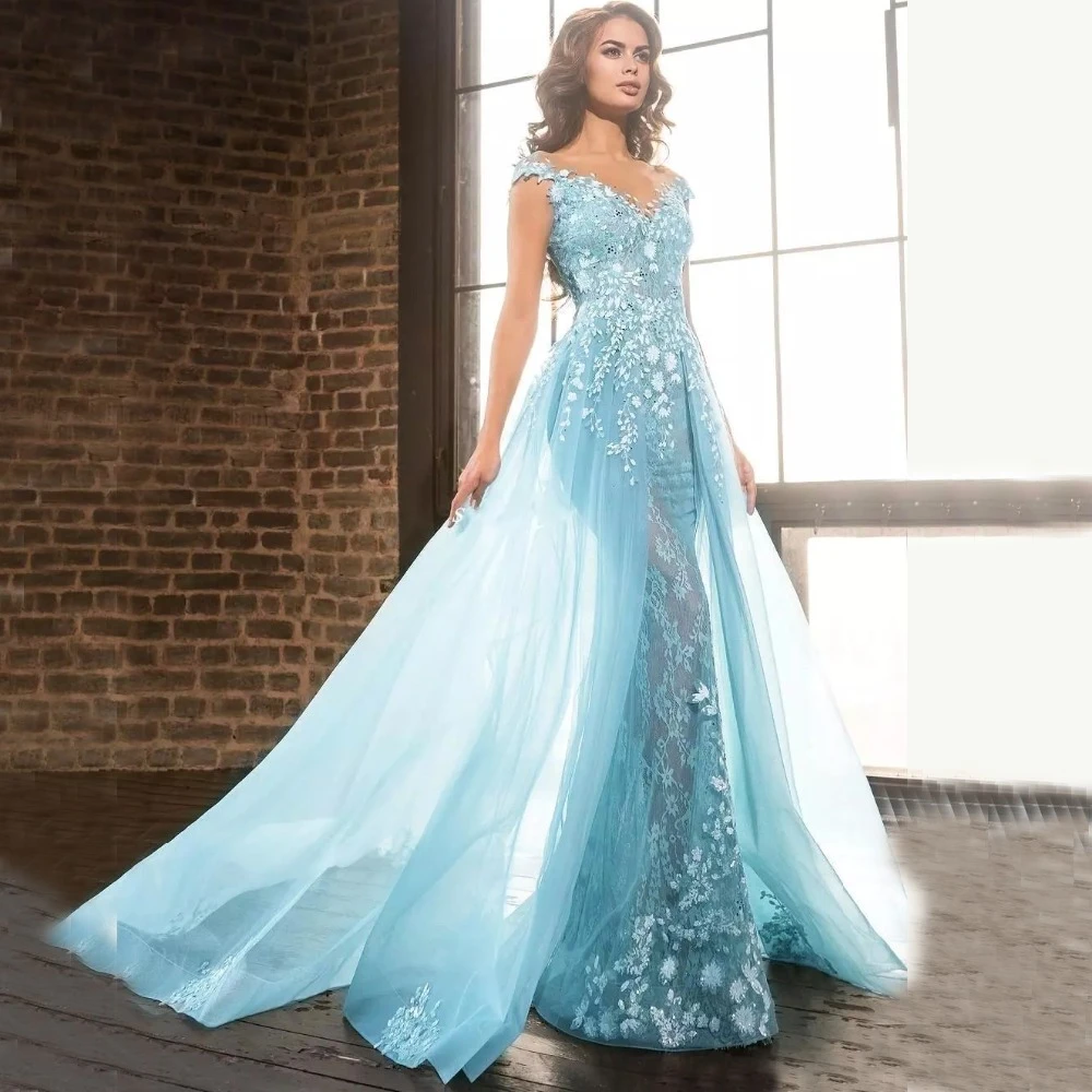 elie saab light blue gown