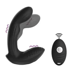 Секс-магазин Анальная пробка-вибратор секс-игрушки для пар Женский G-Spot вибратор для стимуляции Анальный массажер простаты гей анальный