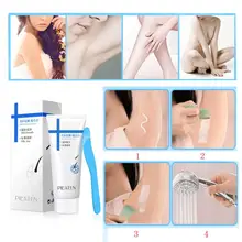 PILATEN безболезненный депилятор крем для удаления волос 100 г для ног тела и подмышек унисекс нежный состав не вредит коже Anne