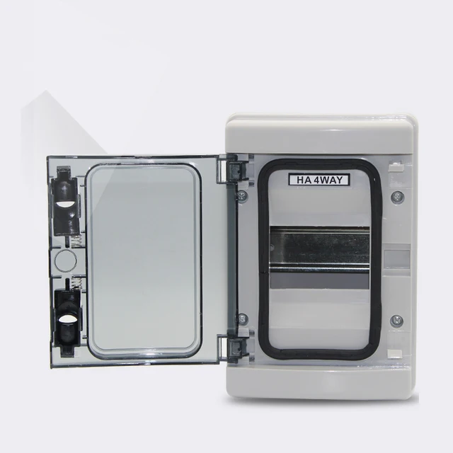 3 4 way mini circuit breaker box waterproof and dustproof distribution