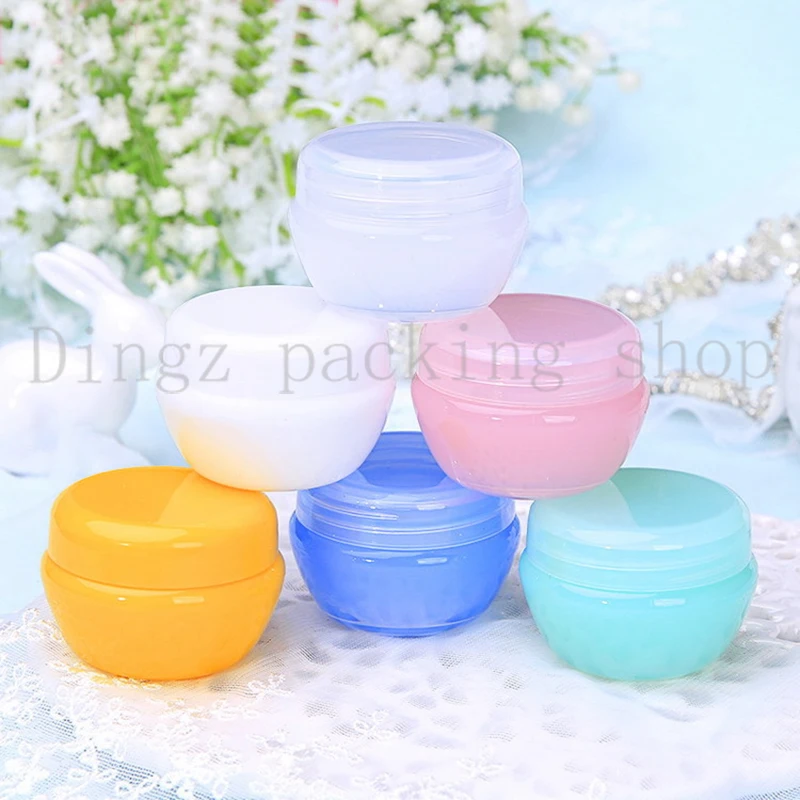 30g 30pcs Cream Plastic Makeup PP jar containers,Empty Cosmetic