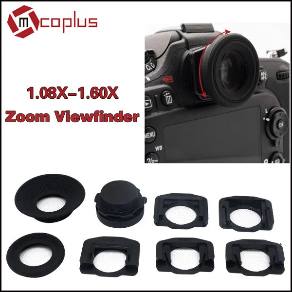 Mcoplus 1.08x 1.60x Zoom Viewfinder Eyepiece Magnifier for Nikon D7100