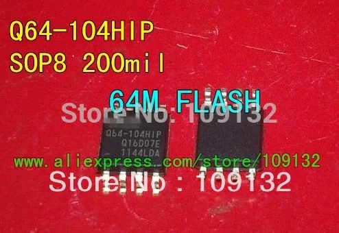 

100% new original EN25Q64-104HIP EN25Q64 Q64-104HIP 25Q64 CFEON SOP8