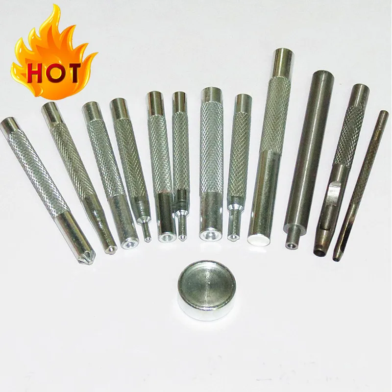 Metal Snap Fasteners Press Studs Button Installation Tools Hand Punch