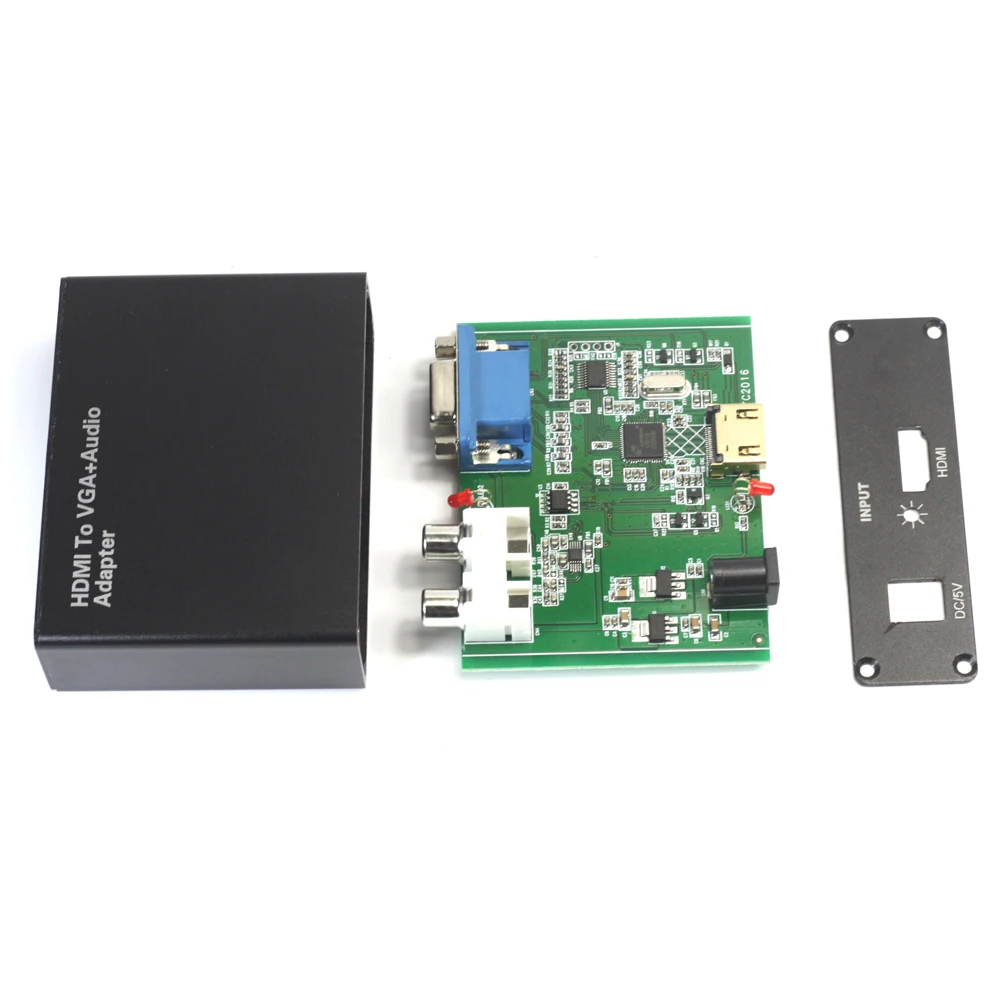 Преобразователь AIXXCO HDMI VGA с аудио/R/L HDMI2VGA 1080P разъем для ПК ноутбука HD ТВ приставки