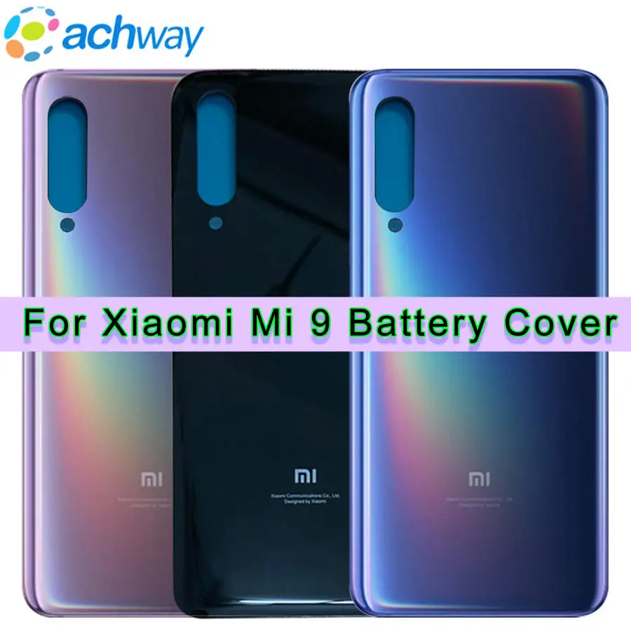 Xiaomi mi 9 крышка батареи mi 9 Задняя стеклянная панель для Xiaomi mi 9 крышка батареи mi 9 задняя дверь Чехол mi 9 корпус