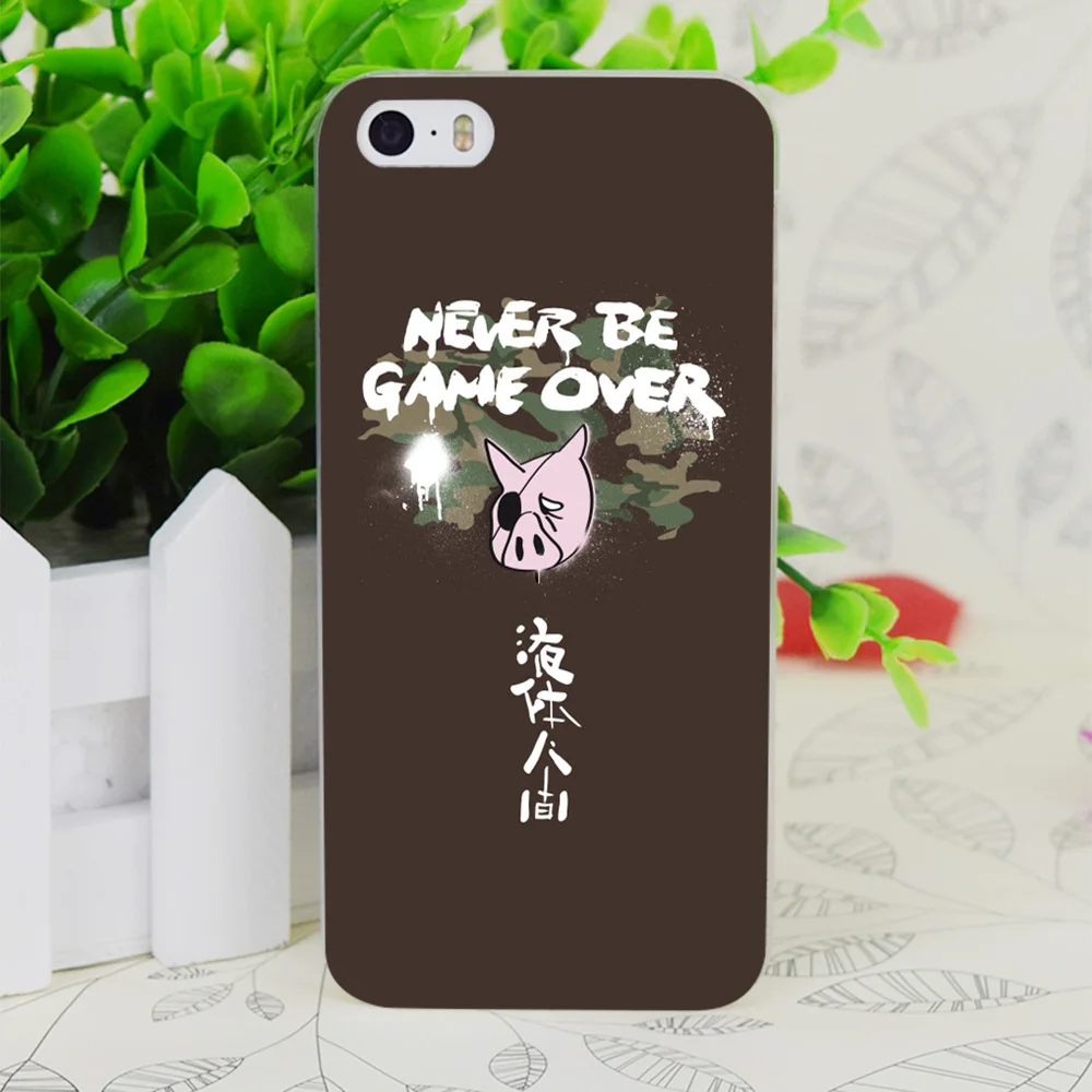 C0679 Never Be Game Over Transparent Hard Thin Case Skin Cover For Apple IPhone 4 4S 4G 5 5G 5S SE 5C 6 6S Plus |
