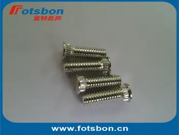 Online KFH-M4-8 Broaching Studs,brass Finish Electro-Plated Bright Tin,in Stock, PEM Standard,Made In China