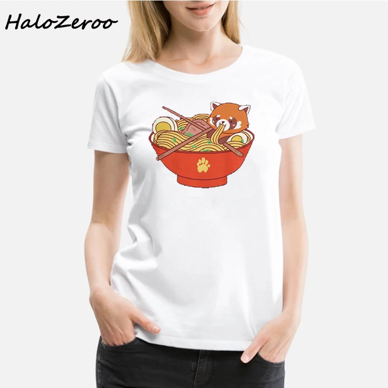 

Vogue Ramen And Red Fox Cute Chinese Food T Shirt Asian Birthday Gifts Funny Asian Food Tee Casual Streetwear Aesthetic Tops