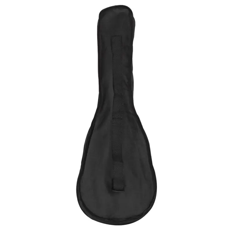 Black Portable Ukulele Bag Soft Case Monolayer Bag Single Shoulder Backpack Padded 26 Inch