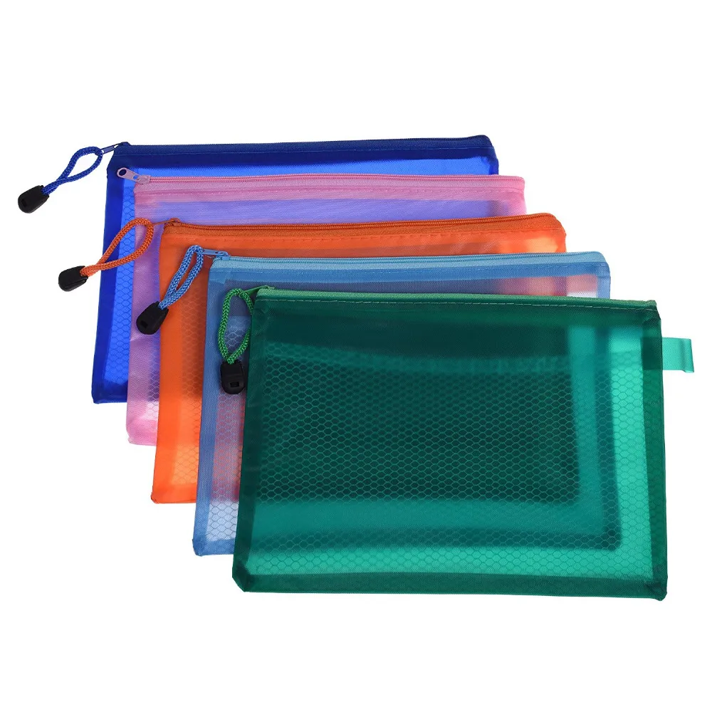 1Pc Random Color Plastic Double Layer A5 Paper Document File Bill Zipper Bag Pencil Pouch
1Pc Random Color Plastic Double Layer A5 Paper Document File Bill Zipper Bag Pencil Pouch