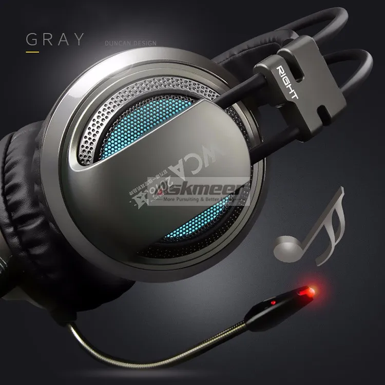 Best Computer Gaming Headset Headband with Microphone Mic XIBERIA V10 Heavy Bass  Stereo Game Headphone Light for PC Gamer (14)