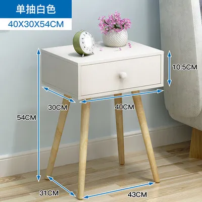 Луи Мода тумбочки простые современные деревянные Мини коллекции скандинавских современных спальных комнат - Цвет: G8