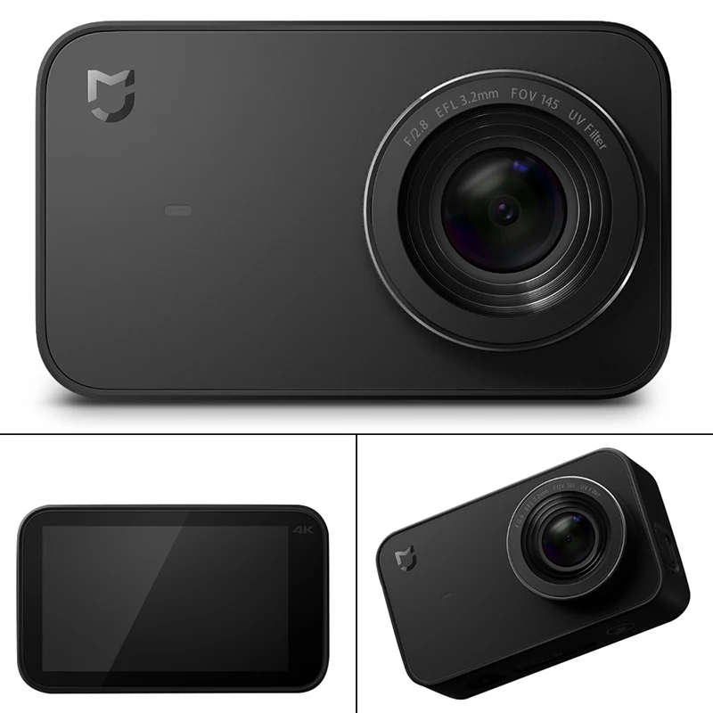 Xiaomi Mijia Mini Camera Sport Action 4K Video Recording WiFi Digital Cameras 145 Wide Angle 6 Axis App Control 2.4 Inch Screen