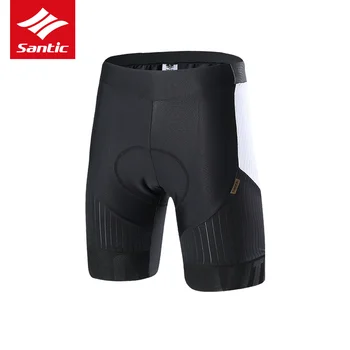 

Santic Cycling Shorts 2017 Pro Team Racing Style Bicycle Shorts Men Aerodynamics 4D Padded Bike Shorts Bermuda Ciclismo Asian
