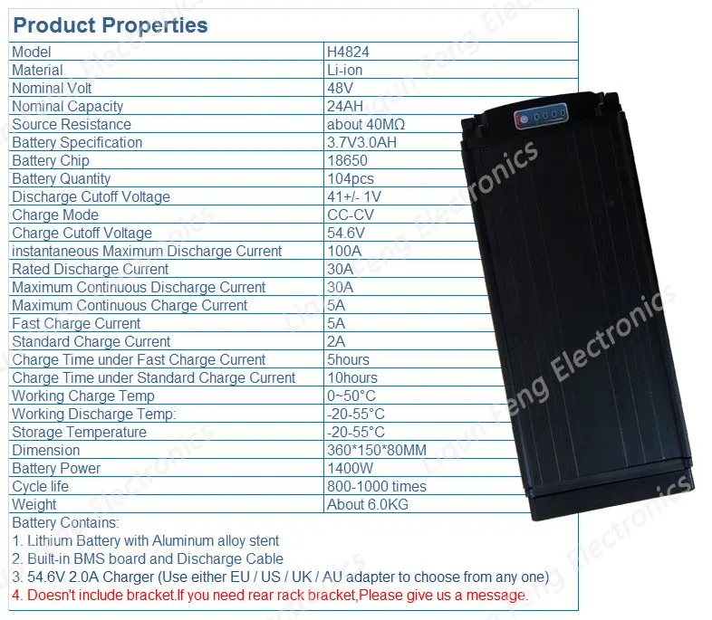 Perfect 48V 24A Ebike Scooter Battery 1400W Rear Rack 48V Electric bike Battery Imported Samsung 3000MAH 18650 cells 30A BMS 2A charger 1 Perfect 48V 24A Ebike Scooter Battery 1400W Rear Rack 48V Electric bike Battery Imported Samsung 3000MAH 18650 cells 30A BMS 2A charger 1